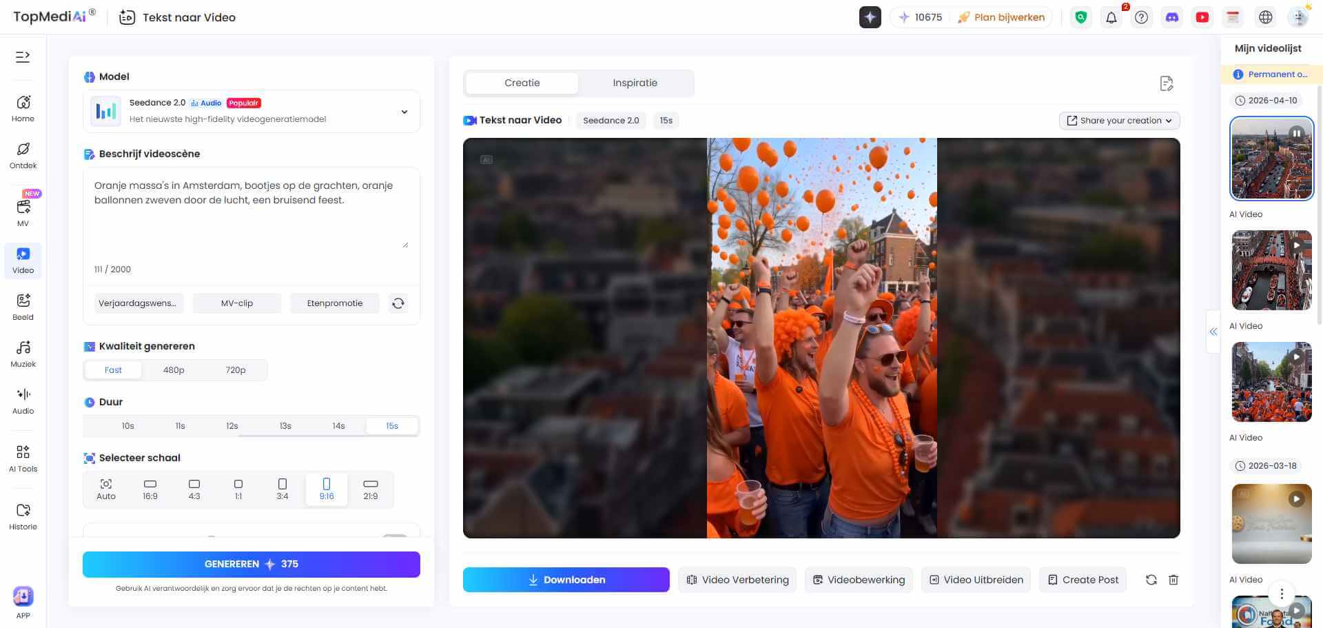 koningsdag video staps