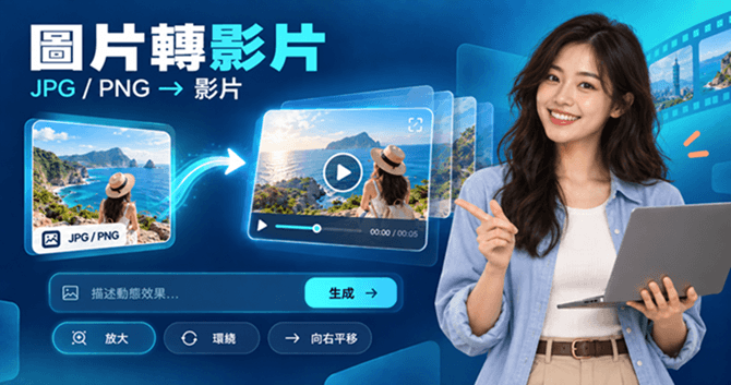 免費圖片轉影片：線上將圖片轉成影片 - TopMediai