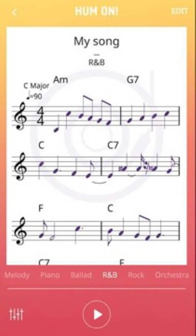 hum on選擇模式