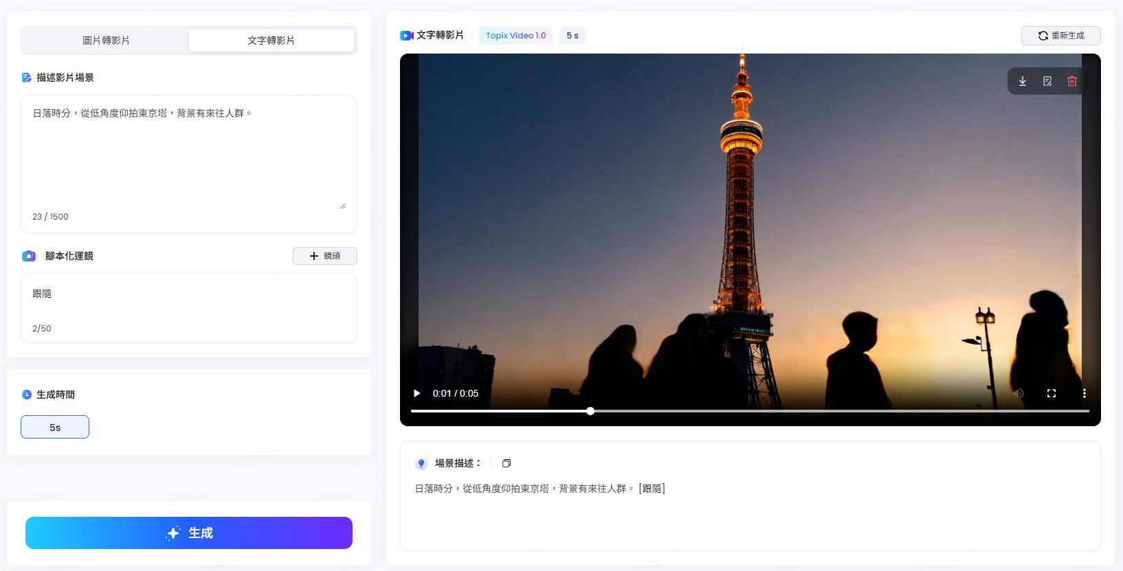 topmediai結合chatgpt的腳本