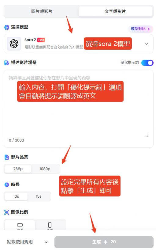 topmediaiai製作無浮水印sora2影片