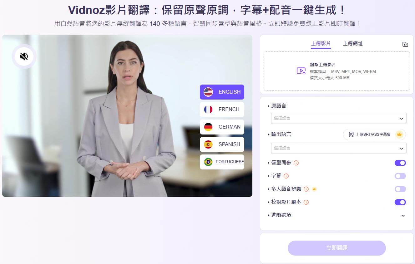 vidnoz影片翻譯