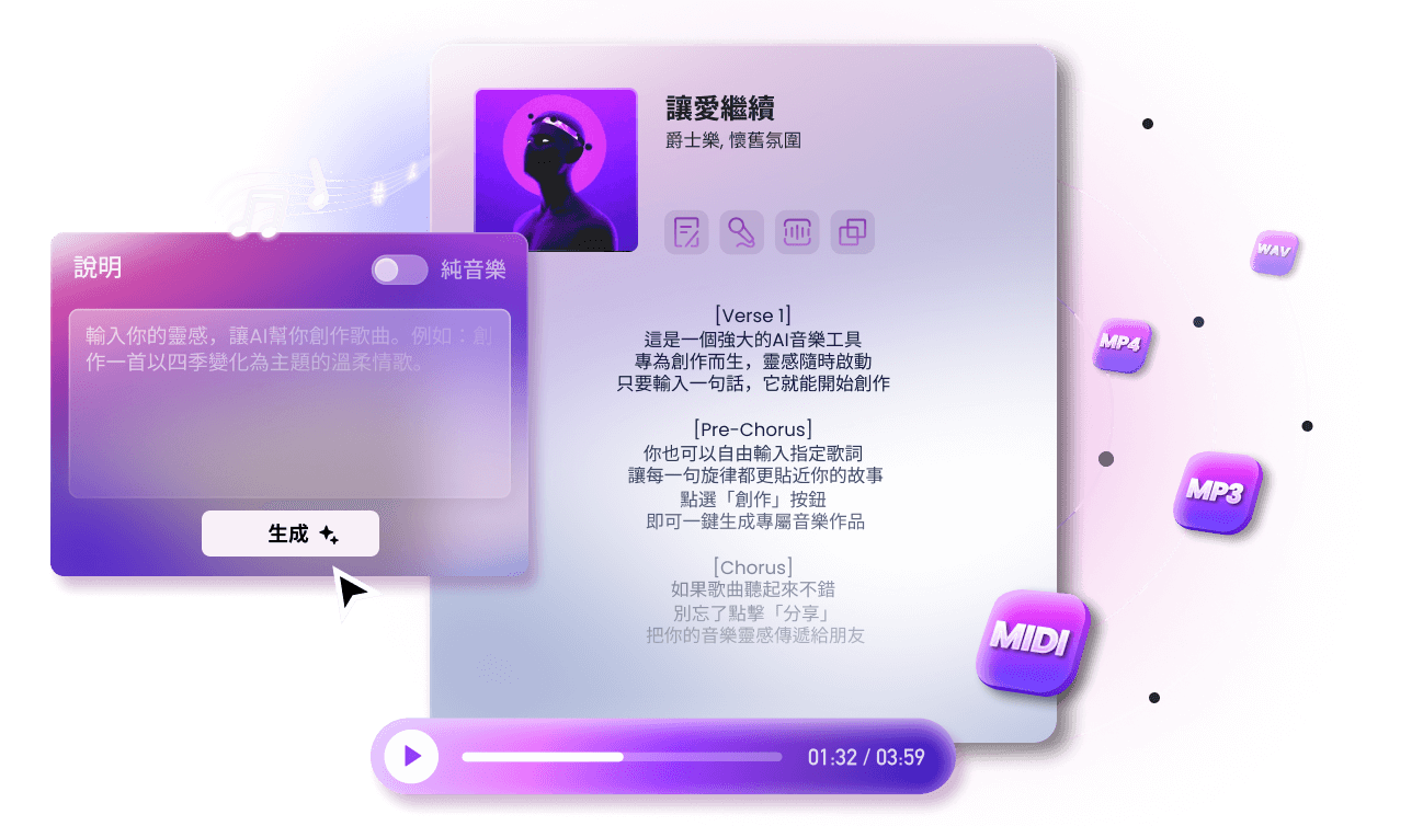 AI Music Generator Banner